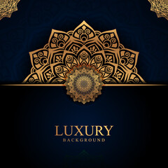 Luxury ornamental beautiful mandala background design