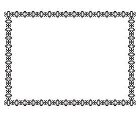 abstract artistic creative decorative floral border