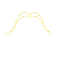 Gold Line, Gold Element, Gold Wavy Line