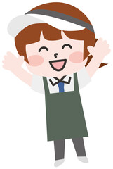 万歳飲食店スタッフ