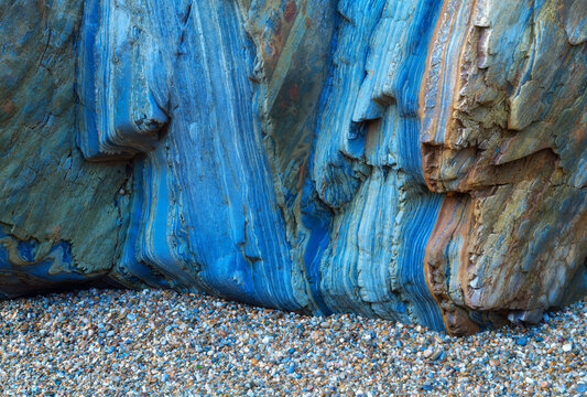 Textured background of rough surface of rock