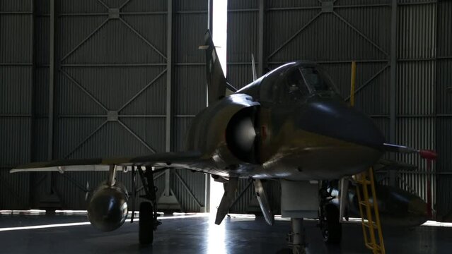 Air Force Dassault Mirage III C Series C-712 Jet Fighter preserved in the National Museum of the Air Force Argentina.
