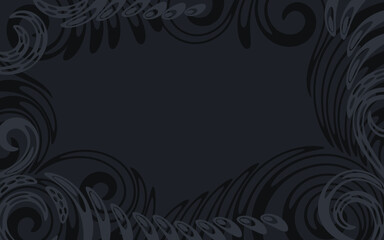 Vector background with elegant twisted elements
