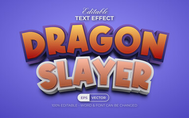 Editable text effect - dragon slayer game style