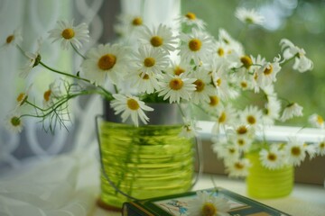 still life with flowers