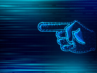 2d illustration Abstract futuristic electronic circuit technology background