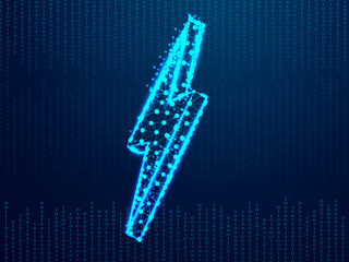 2d illustration Abstract futuristic electronic circuit technology background