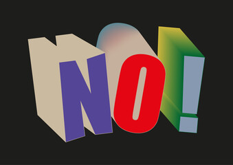 Print no word emotion