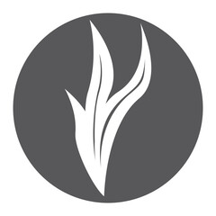 leaf logo vector ilustration design and icon