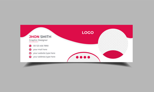 Email Signature, Corporate Email Signature Template, Web Email Signature, Email Signature Design, Modern Email Template Design