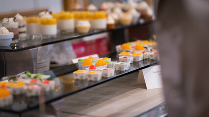 Cocktail and desserts