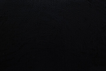 black faux leather background is used to wrap book covers or to repair everyday leather sofa seats and appliances. background and pattern on the black faux leather have space for text.