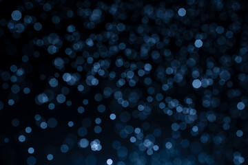 abstract background of blue bokeh for festival