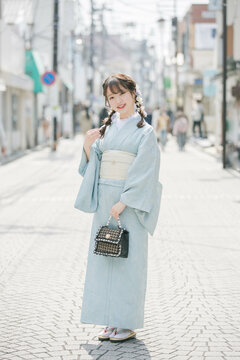 着物女性
