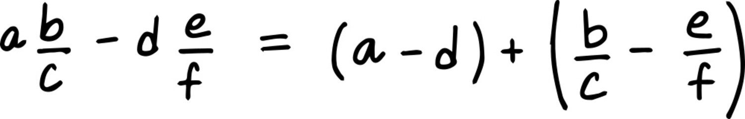 math formula handwriting - obrazy, fototapety, plakaty