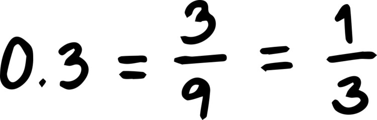 Naklejka premium math formula handwriting