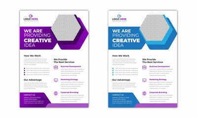 collection of modern design poster flyer brochure cover layout template, vector template in A4 size - poster design Vector.