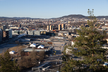 Fototapeta na wymiar view of the city, Oslo, Norway