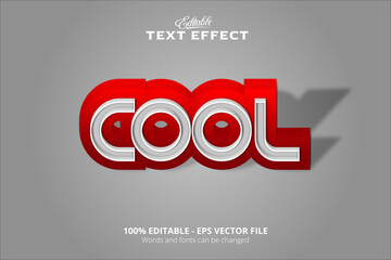 Editable text effect, Gray background, Cool text effect