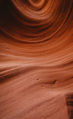 Closeup of reddish wall of Antelope Canyon in US, Northern Arizona © Francis66/Wirestock Creators