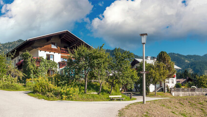 Village of Gosau in Austria
