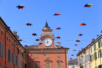 correggio town plain reggio emilia main square