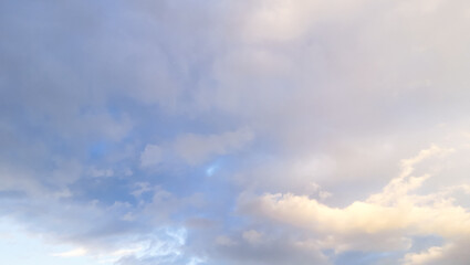 Beautiful Cloudy and Blue Sky . 
