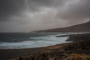 Tenesar small coast village Lanzarote Canary Islands Lost Village During the volcanic eruptions it...