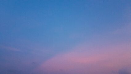 Naklejka na ściany i meble Beautiful white and blue sky.. Skyscape Photo.