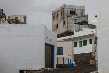 Tenesar small coast village Lanzarote Canary Islands Lost Village During the volcanic eruptions it just about survived but became completely cut off. In recent years it has become accesible and after 