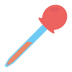 laboratory pipette with blood