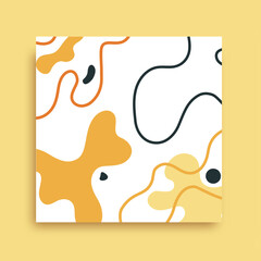 Abstract pattern with hand-drawn elements. Perfect for print, posters, notebooks. Vector illustration.