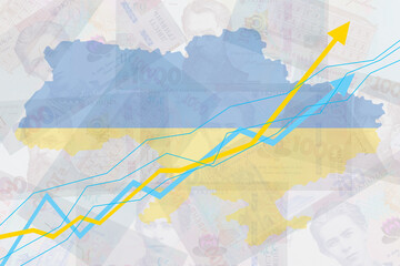 economy chart in ukraine, chart analysis