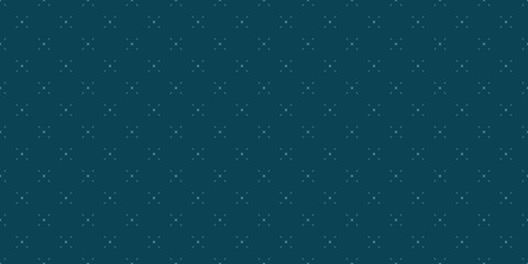 Vector minimalist background. Simple geometric seamless pattern with tiny diamond shapes, rhombuses, crosses. Subtle abstract texture in teal color. Elegant design for decor, prints, fabric, textile