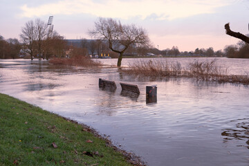 Bremen Weser überschwemmung