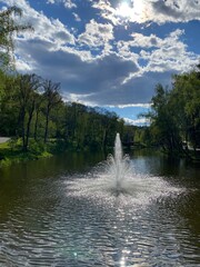 fountain in the park