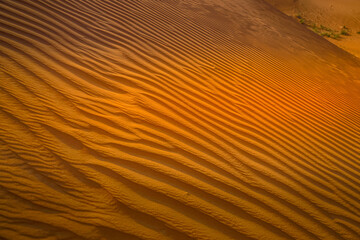 Fototapeta na wymiar アラビア砂漠の砂