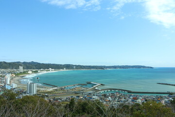 Fototapeta premium 魚見塚展望台からの風景