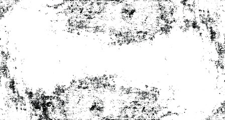 Abstract vector noise. Small particles of debris and dust. Distressed uneven background. Grunge texture overlay with fine grains isolated on white background. Vector illustration. EPS10.