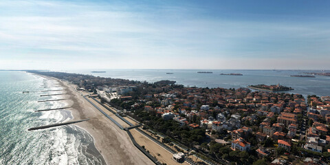 Lido di Venezia - Strand, Architektur - Panorama © P.S.DES!GN