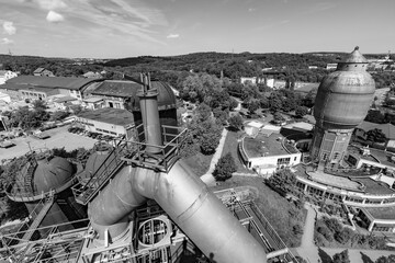 old iron works monuments in Neunkirchen