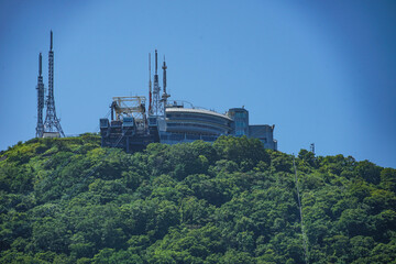 Fototapeta na wymiar 函館山のテレビ塔