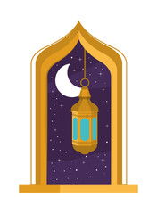 muslim lantern moon