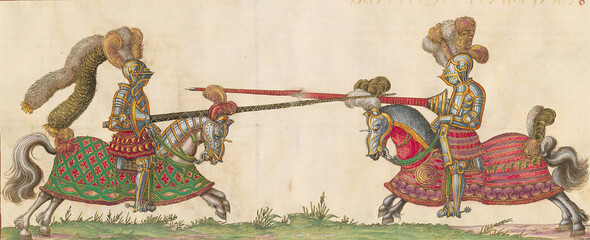 Painting of a 16-17th century German martial art