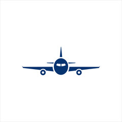 Simple plane medical vector template