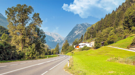 Fototapeta premium Village of Gosau in Austria