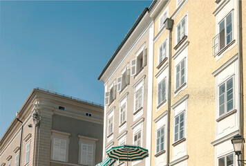 City of Salzburg in the Austrian Alps