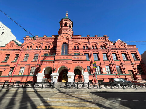 Moscow, Russia, March, 21, 2022. 
 St. Tikhon's Orthodox University for the Humanities