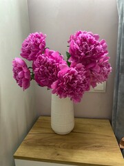 bouquet of flowers in a vase