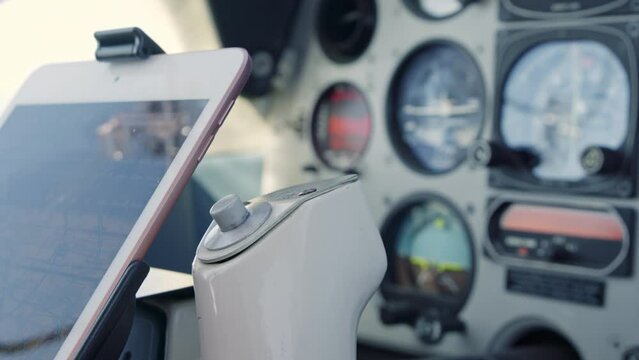 Controls of an Aircraft on Autopilot